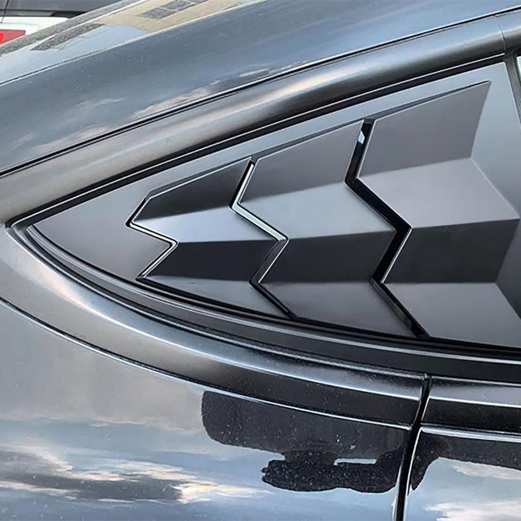 Rear Side Window Louvers Trim for Tesla Model 3 2017-2023 [2 PCS]